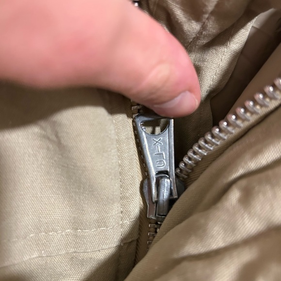 Vintage Rare 1970's Military Parka Jacket With Clix Zipper - Picture 7 of 10